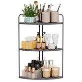 Forest Angle bathroom counter organizer displaying neatly arranged essentials on sink