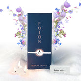 Foton Pearled Candle 18oz pour shows customizable candle design for any space