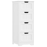FOTOSOK bathroom storage cabinet with four drawers enhances organization of toiletries