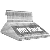 Fotoumgl wire hangers in a 100-pack set for sturdy closet organization and easy access