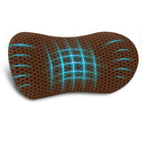 FOUSUPDT Lumbar Pillow shows ergonomic design for better posture on long drives