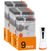Foxmoon vacuum seal bags in a suitcase showing space-saving organization.