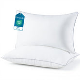 FP FLEXPEDIC adjustable loft pillow showing customizable height for personalized comfort.