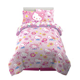 Franco Hello Kitty Rainbow Garden comforter, reversible design for two looks.