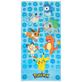 Franco Pokemon towel with Pikachu graphic for soft, quick-drying fun at the beach