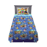 Franco Paw Patrol fitted sheet with pups for cozy bedtime.