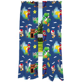 Franco Super Mario curtains showcase Mario on blue backdrop for bright kids' rooms.