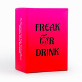 Freak Or Drink card deck spread for date nights and playful prompts