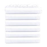 FreshCulture twin fitted sheets 6-pack box demonstrates bulk packaging for hotels and salons.