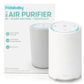 Frida Baby 3-in-1 air purifier front view with calming nightlight.