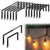 Frienda 12-pcs outdoor light hooks no drill set for renters.
