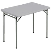 FROASISPRO folding table with rectangular top for stable outdoor use.