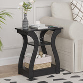 FROMJBEST End Table charging station with USB ports keeps devices within reach