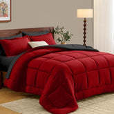 FUANNA king-size comforter in soft brushed microfiber for lightweight warmth.