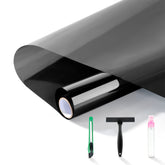 FuFin One-Way Privacy Film kit with tools for quick, DIY installation.