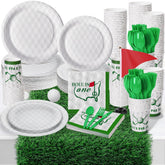 FULJOOY golf artificial grass table runner with lifelike texture for festive tables