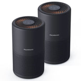 Fulminare air purifier bedroom-setup showing compact size and quiet operation.