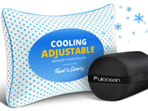 Fulocean small cooling travel pillow ready for quick setup on the go