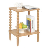 Fultyle End Table with walnut surface adds warm style and convenient surface space