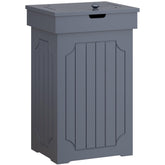 Function Home trash can cabinet front view highlights space-saving kitchen storage.