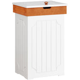 Function Home trash can cabinet inner ring keeps 13-gallon bags secure for tidy waste