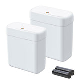 Funest bathroom trash can with lid, 3 gal – odor control for small spaces.