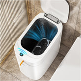 Funest smart trash can lid closed for hands-free hygiene in any room