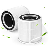 FunGeneTEC H7129 H7128 replacement filter front view shows 3 in 1 filtration for cleaner indoor air