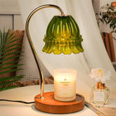 Funistree candle warmer lamp front view highlighting safe flameless fragrance for any room.