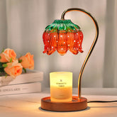 Funistree strawberry candle warmer lamp front view for flame-free fragrance diffusion