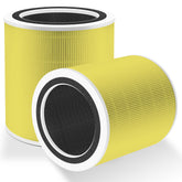 Funmit Core 400S yellow pet-care filter 2-pack for cleaner air around pets