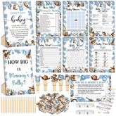 Funnymoom Cowboy Baby Shower Games Card Pack for lively party fun