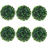Funzhan boxwood ball close-up with lifelike leaves for indoor freshness.