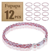 Fupapa baseball necklaces 12-pack multi-color 18-inch for team spirit and stylish gifts.