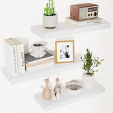 fuqing floating shelves on white wall showcase minimalist storage and clean decor.