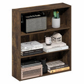 Furinno Basic Book Shelf with 3-tier open shelves for easy book display.
