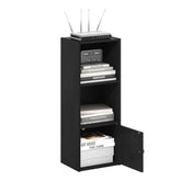 Furinno Luder 3-tier bookcase with open shelves for stylish storage in living rooms.
