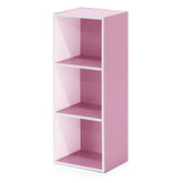 Furinno LUDER bookshelf with open shelves for compact spaces and organized display.