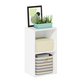 Furinno Pasir 2-tier book shelf provides compact storage for books and decor.