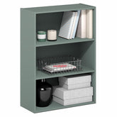 Furinno Pasir book shelf with open shelves for compact living space storage