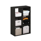 Furinno Pelli 6-cube closet organizer in espresso keeps wardrobes organized