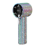 Fussybussy portable fan with diamond design for stylish cooling on the go.