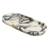 FutureStone Calacatta Viola marble tray top view highlights unique veining for luxury vanity space