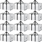 FYGRIP 12-pack extra-heavy-duty bags with open zipper for quick packing