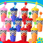 FZR Legend paw print cups for pet-themed birthday parties