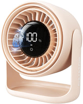 Gaiatop desk fan touch display enables effortless control for focused work sessions.