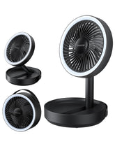 Gaiatop foldable desk fan closed for travel and easy packing.