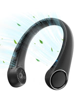 Gaiatop neck fan worn around the neck provides hands-free cooling on the go.