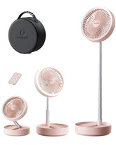 Gaiatop portable pedestal fan with 16000mAh battery for long outdoor cooling.