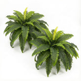 Galebeiren outdoor artificial fern with realistic Boston fern look and UV resistance.